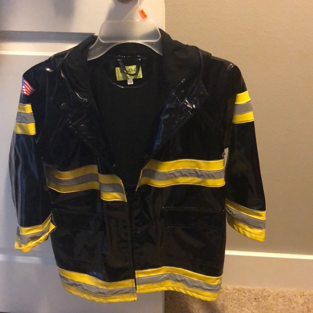 Child’s fireman rain coat
